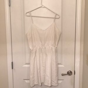 XL J. Crew White Linen Dress NWT